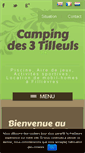 Mobile Screenshot of camping3tilleuls.com